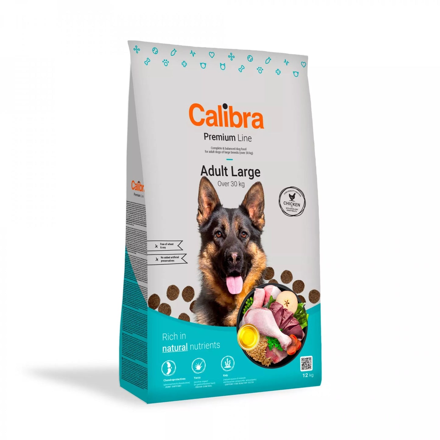 Calibra Dog Premium Line Adult Large 12+2 kg ZDARMA