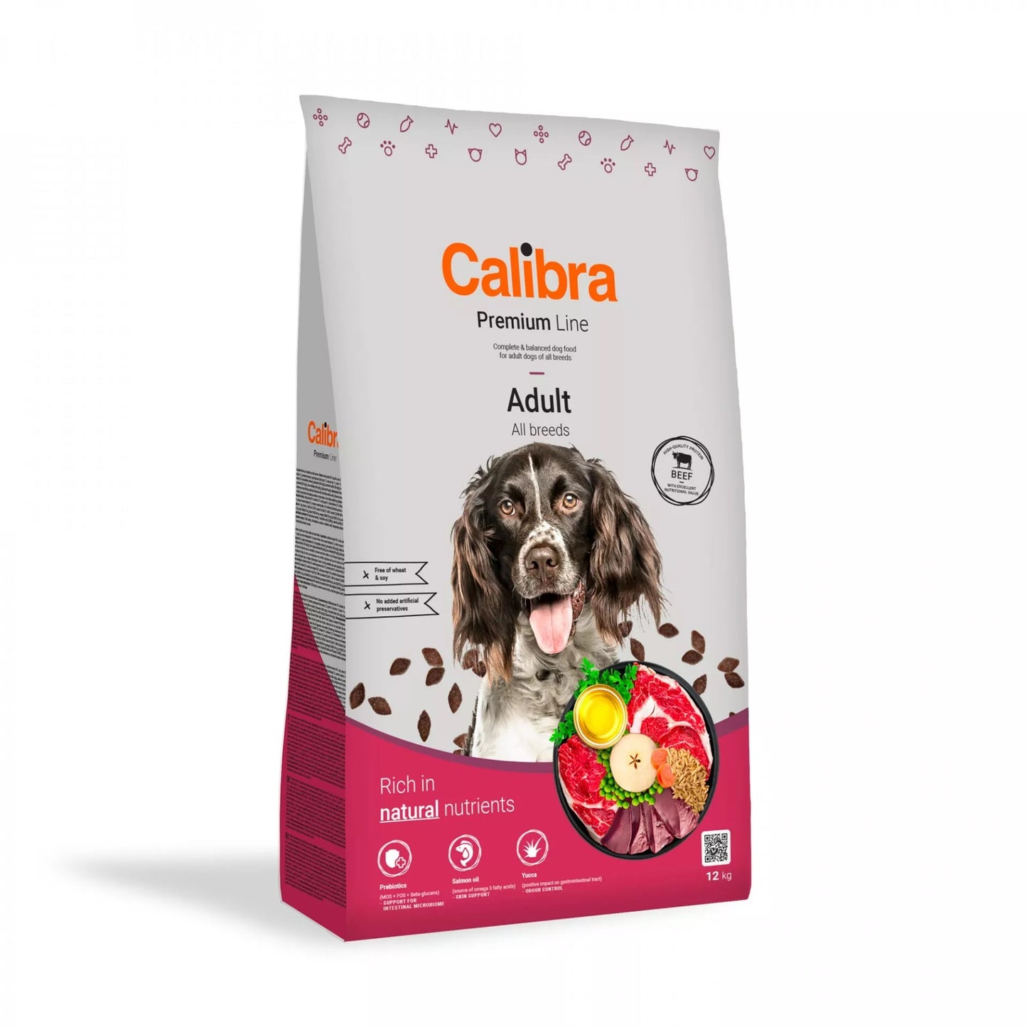 Calibra Dog Premium Line Adult Beef 12+2 kg ZDARMA
