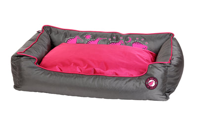 Kiwi pelech - running sofa bed XL růžovošedá