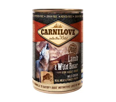 Carnilove Wild Meat Lamb & Wild Boar - paté s příchutí jehně a kanec 400g