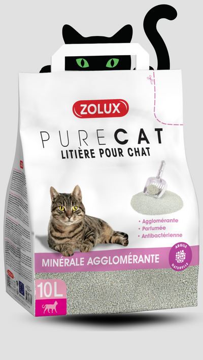 Podestýlka PURECAT antibacterial scent clump 10l Zolux
