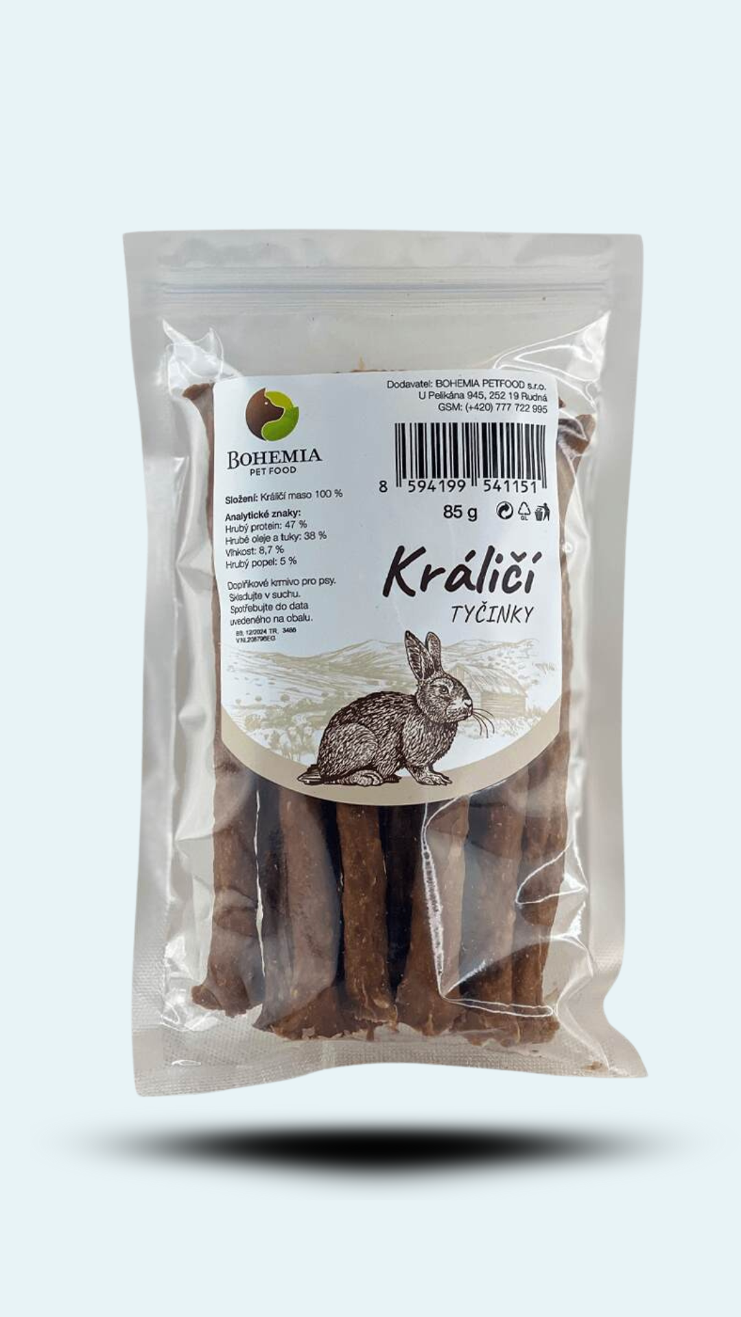 BOHEMIA Králičí tyčinky 85g