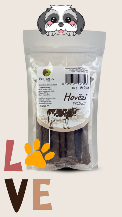 BOHEMIA Hovězí tyčinky 85g