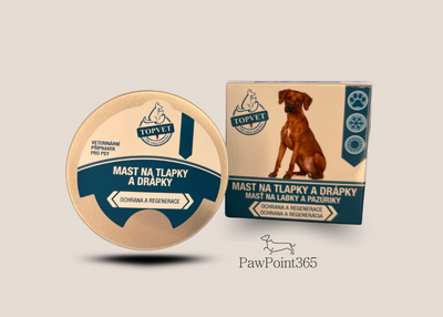 Mast na tlapky a drápky pro psy TOPVET 50ml