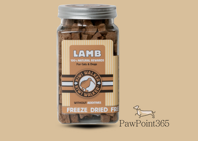 Kiwi pochoutka – mrazem sušené jehněčí 90g pro psy a kočky