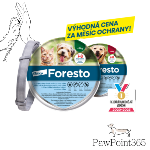 Foresto 38 obojek pro kočky a malé psy
