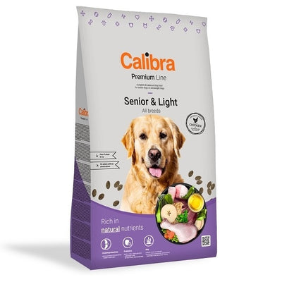 Calibra Dog Senior & Light - granule pro starší psy nebo psy s nadváhou