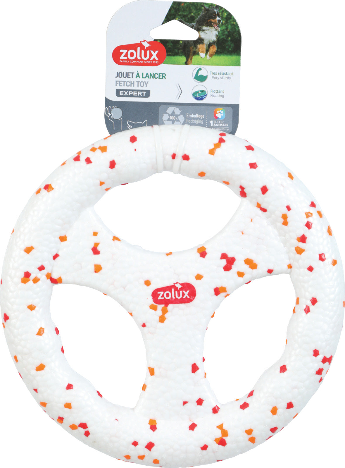 Hračka pes ETPU frisbee Zolux