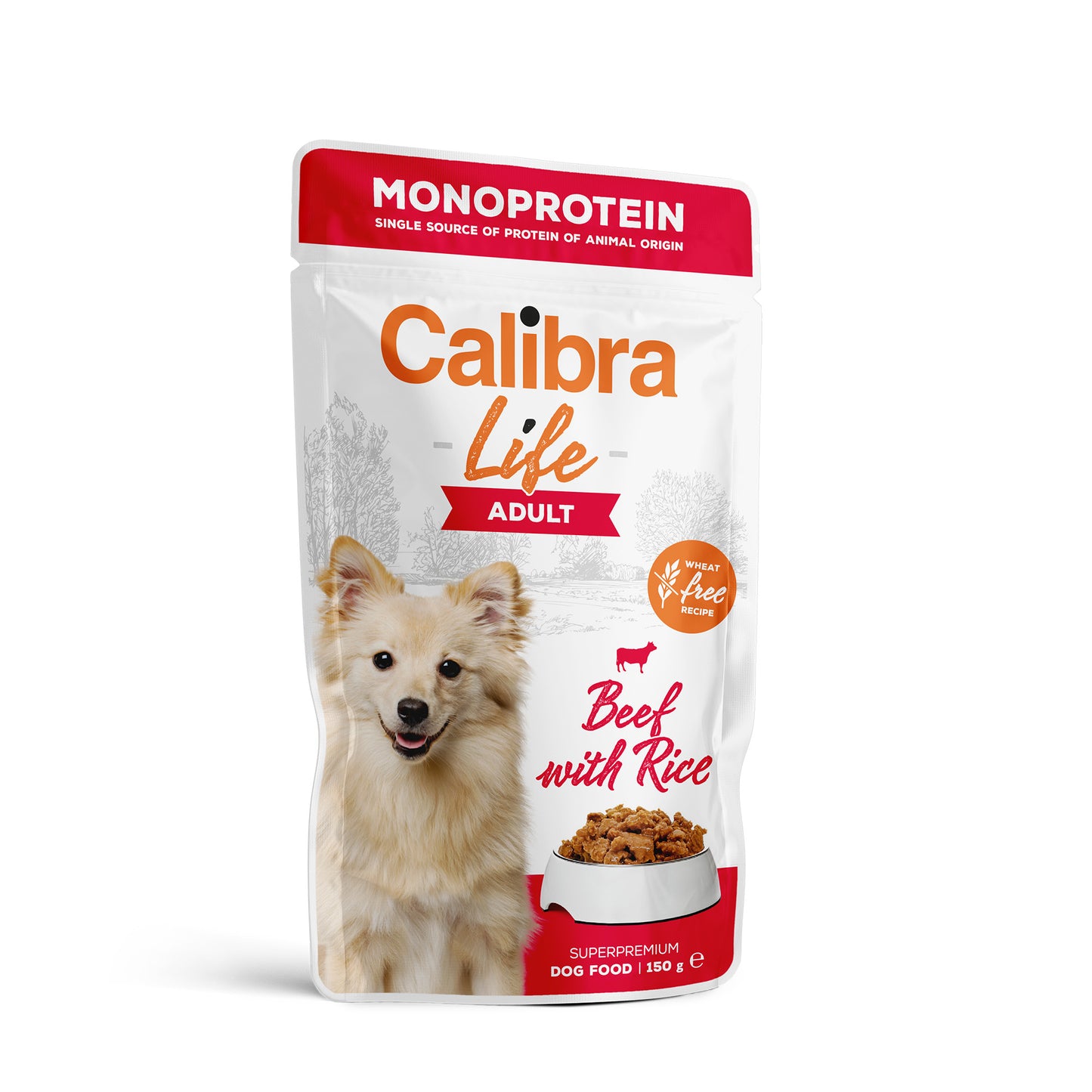 Calibra Dog Life kapsa Adult Beef 150g-kapsička pro dospělé psy