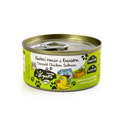 Lyopro CAT konzerva Kuřecí maso s lososem 85g