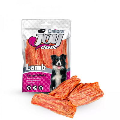 Calibra Joy Dog Lamb Fillets 80g - velké jehněčí filety, zdravý pamlsek