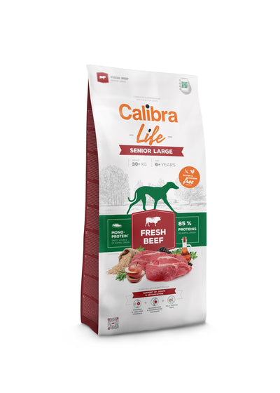 Calibra Dog Life Senior Large Fresh Beef - granule s hovězím pro starší, velké psy nad 6 let