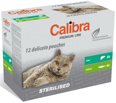 Calibra Cat kapsa Premium Steril. multipack 12x100g-kapsička pro sterilizované kočky