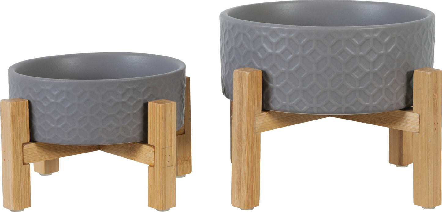 Miska keramická KERAMO SOLO 300ml šedá Zolux