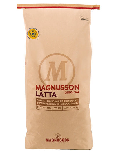 MAGNUSSON Original LÄTTA 14kg - pečené granule pro psy s nižší aktivitou nebo nadváhou