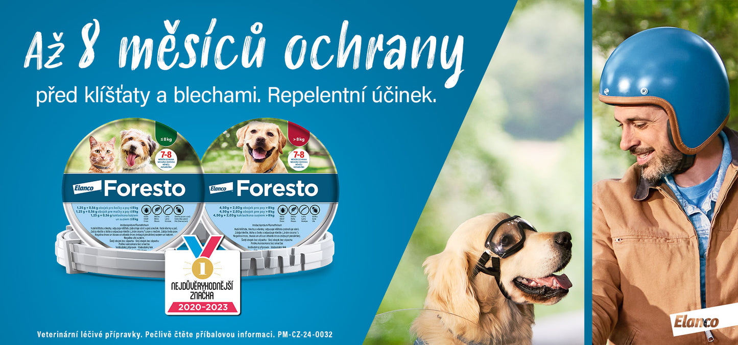 Foresto 38 obojek pro kočky a malé psy