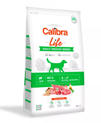 Calibra Life Medium Lamb – granule s jehněčím pro střední psy