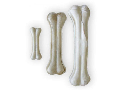 Kost buvolí bílá 8cm - přírodní pamlsek na čištění zubů pro psy