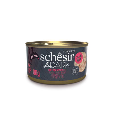 Schesir Cat konz. After Dark Paté kuře/hovězí 80g