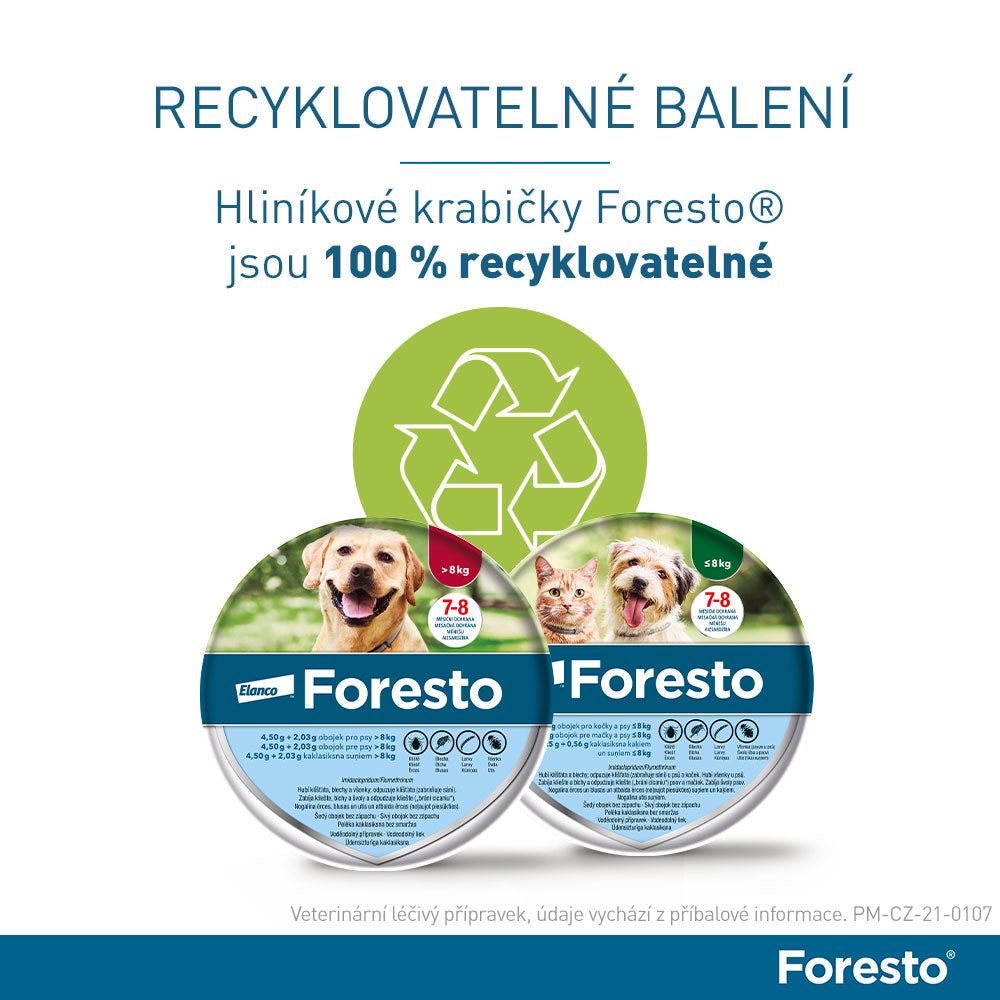 Foresto 38 obojek pro kočky a malé psy