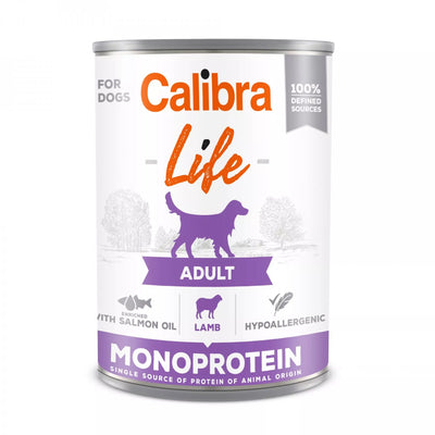 Calibra Dog Life Lamb 400g - jehněčí konzerva pro dospělé psy