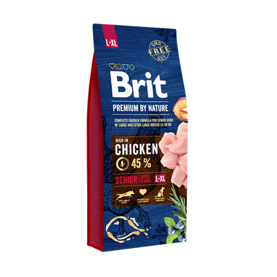 Brit Premium Dog by Nature Adult L- granule pro velká plemena s kuřecím