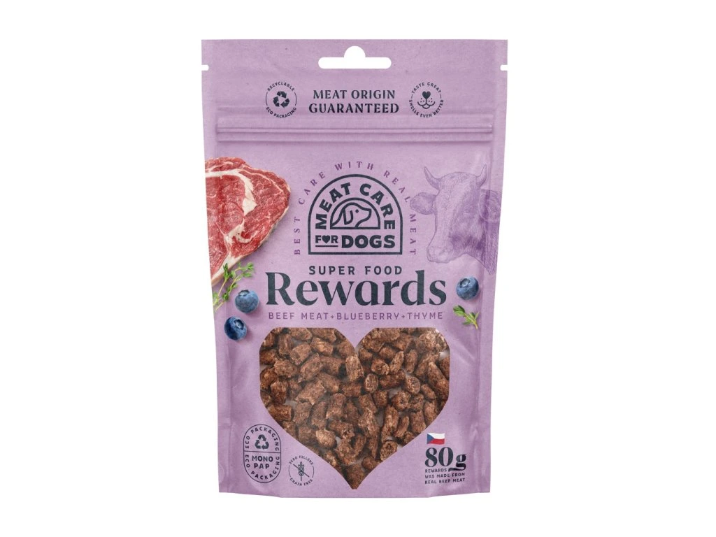 Rewards Dog hovězí s borůvkou a tymiánem 80g - pamlsek pro psy