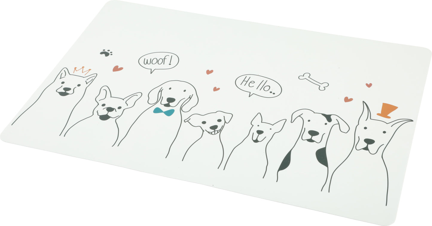 Podložka pro psy pod misku, pejsci L Zolux