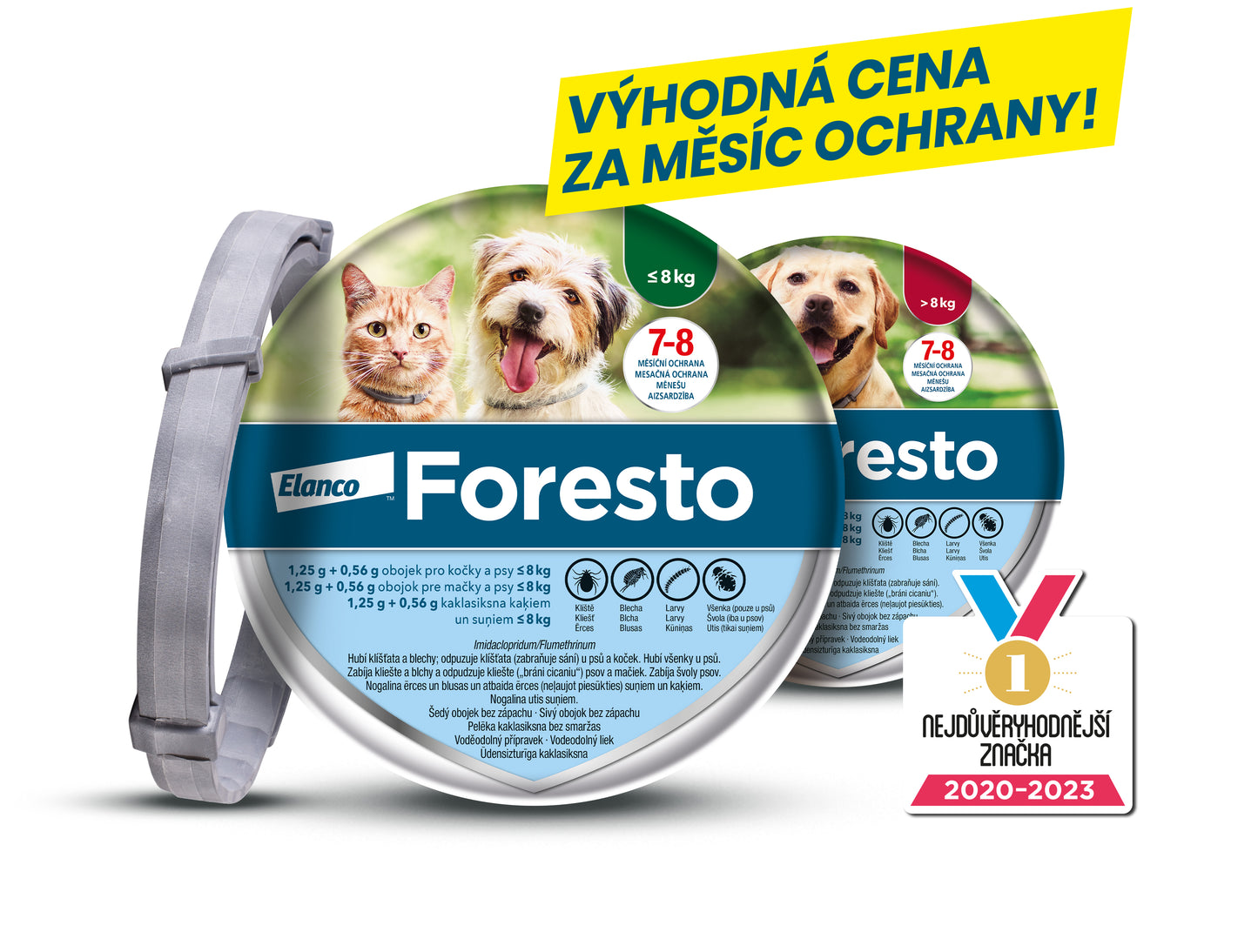 Foresto obojek psy 70 cm