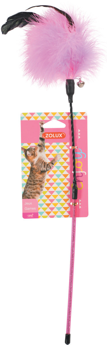 Hračka kočka udice Feather Duster Zolux