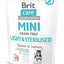 Brit Care Mini Grain-free Light & Sterilised – hypoalergenní granule s králíkem a lososem pro dospělé psy malých plemen s nadváhou nebo po kastraci
