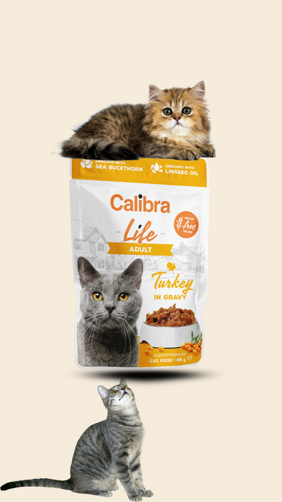Calibra Cat Life kapsa Adult Turkey in gravy 85g