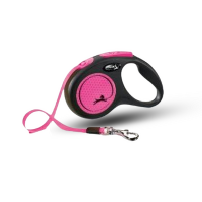 Flexi Neon New S – Reflexní samonavíjecí vodítko (5 m, do 15 kg)