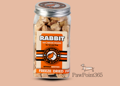 Kiwi pochoutka – mrazem sušený králík 75 g pro psy a kočky