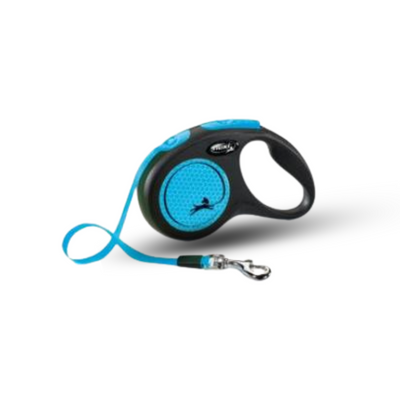 Flexi Neon New M – Reflexní samonavíjecí vodítko 5 m pro psy do 25 kg