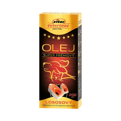 Vitar Veterinae lososový olej 200 ml