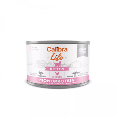 Calibra Cat Life  konz.Kitten Chicken 200g- konzerva s kuřecím pro koťata