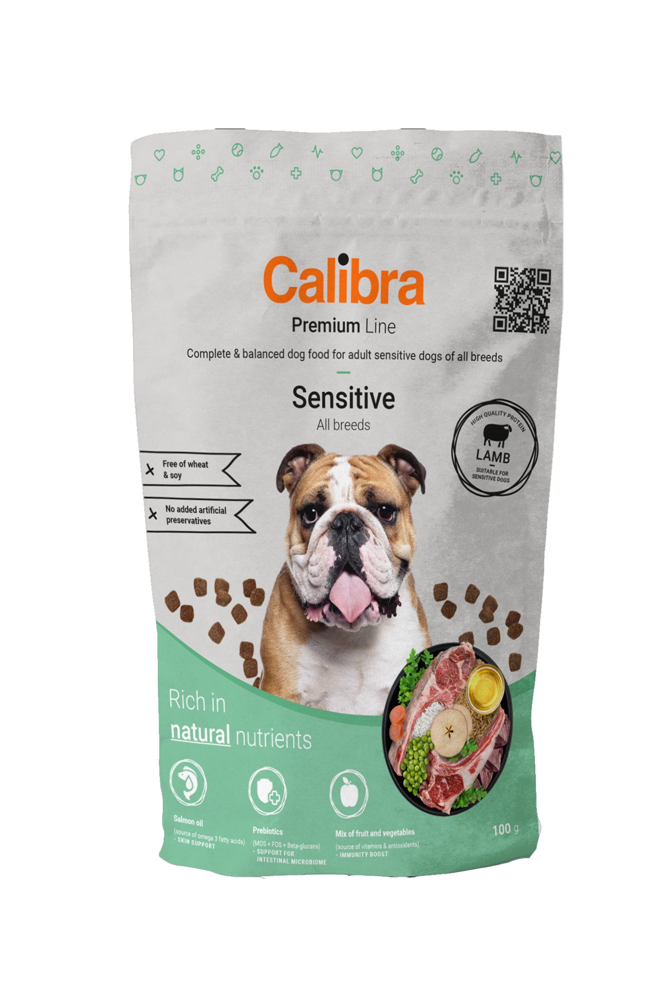 Calibra Dog Sensitive - hypoalergenní granule pro citlivé psy