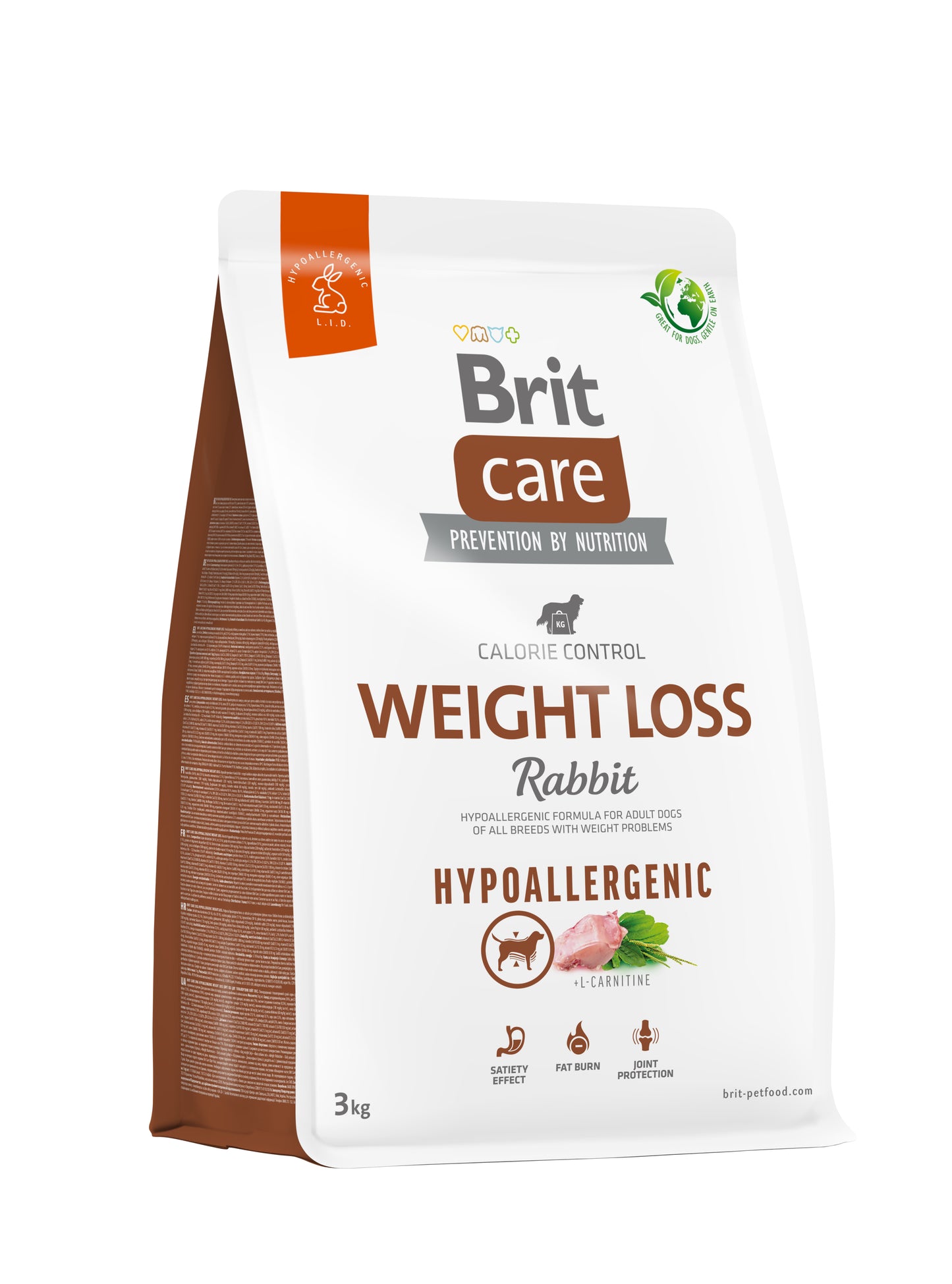Brit Care Dog Hypoallergenic Weight Loss - superprémiové granule pro psy s nadváhou