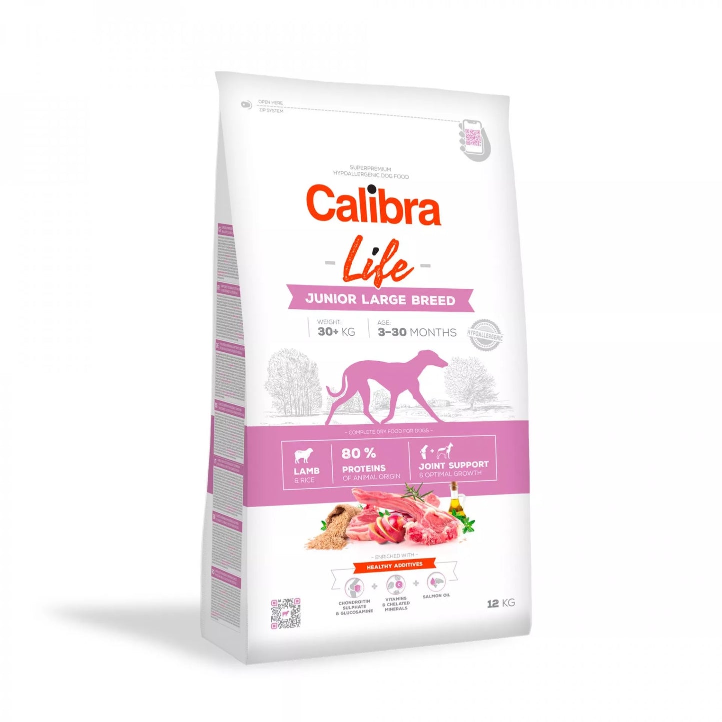 Calibra Junior Large Lamb – granule s jehněčím pro štěňata velkých plemen