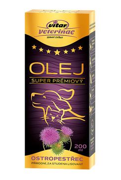 Vitar Veterinae ostropestřec olej 200 ml