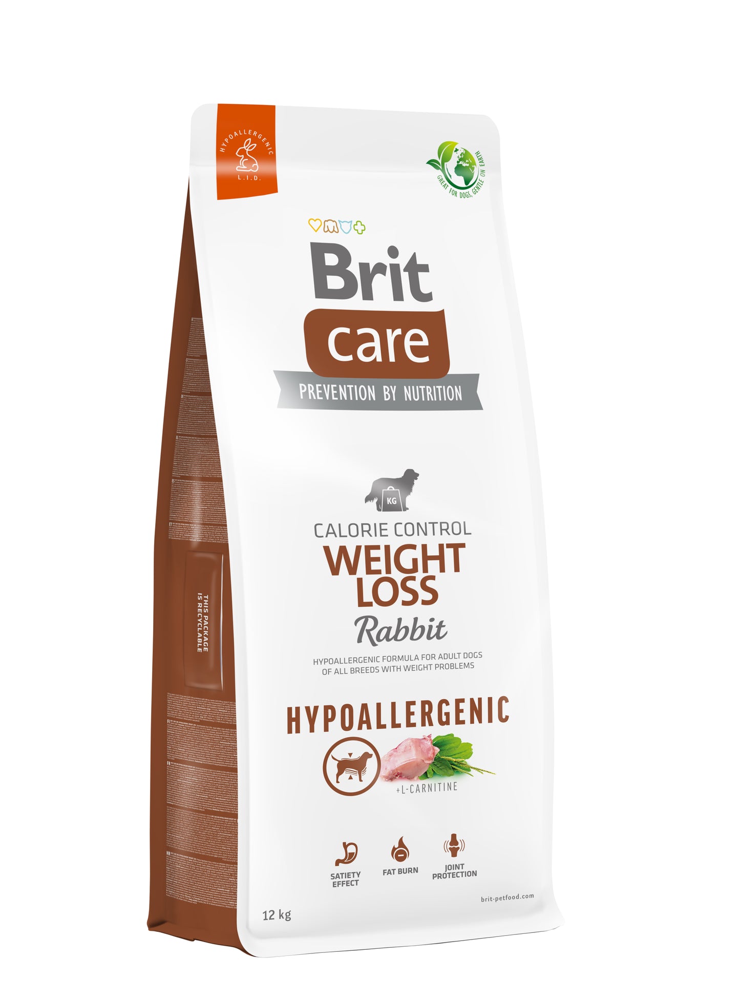 Brit Care Dog Hypoallergenic Weight Loss - superprémiové granule pro psy s nadváhou