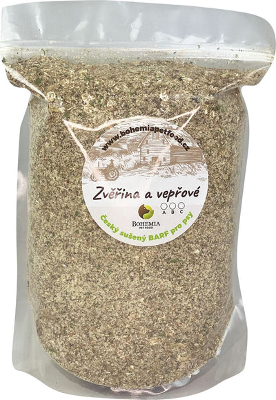 BOHEMIA zvěřina a vepřové sušený BARF