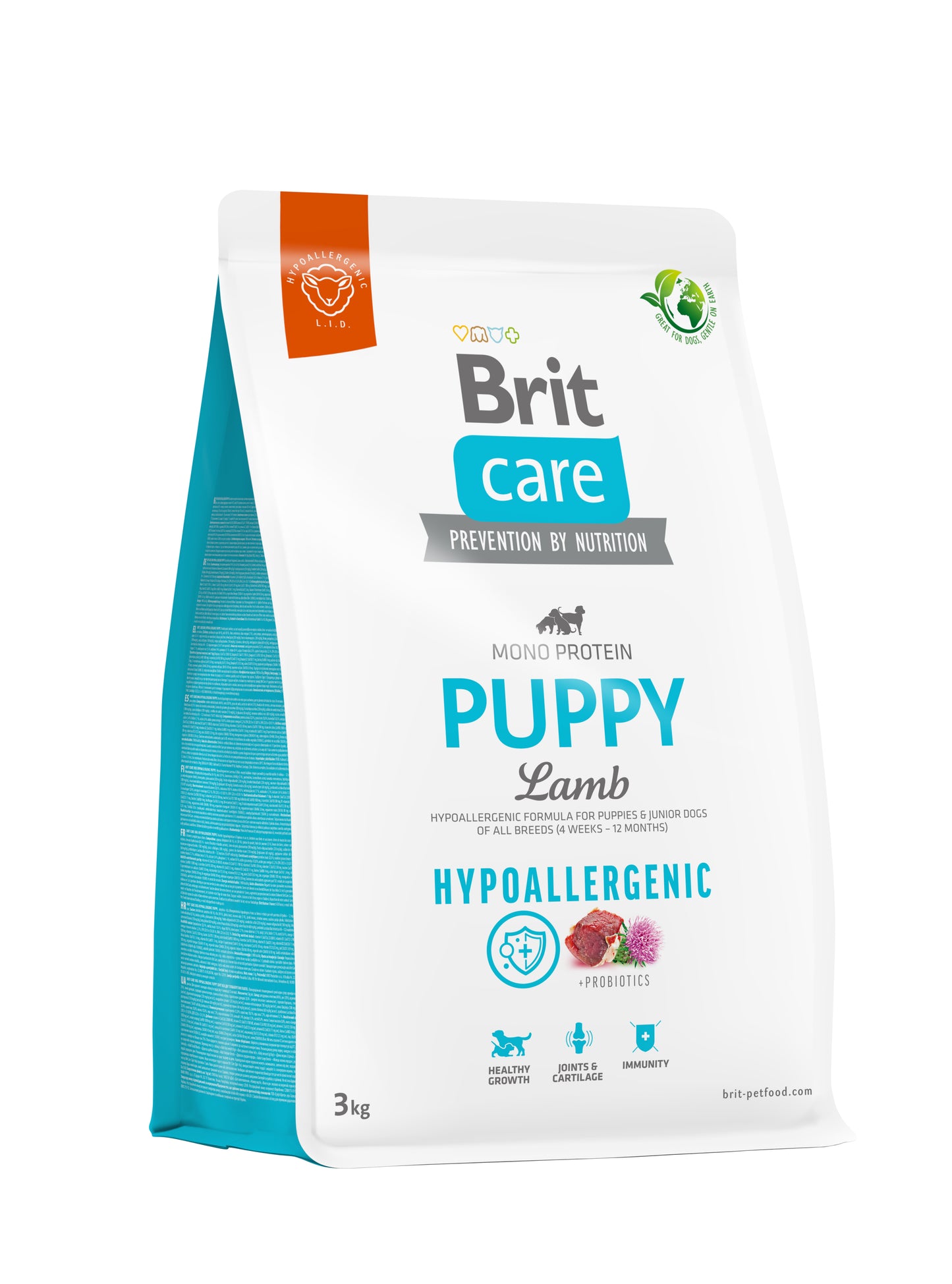 Brit Care Dog Hypoallergenic Puppy - superprémiové granule pro štěňata  od 4 týdnů do 12 měsíců.