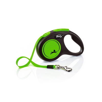 Flexi Neon New M – Reflexní samonavíjecí vodítko 5 m pro psy do 25 kg