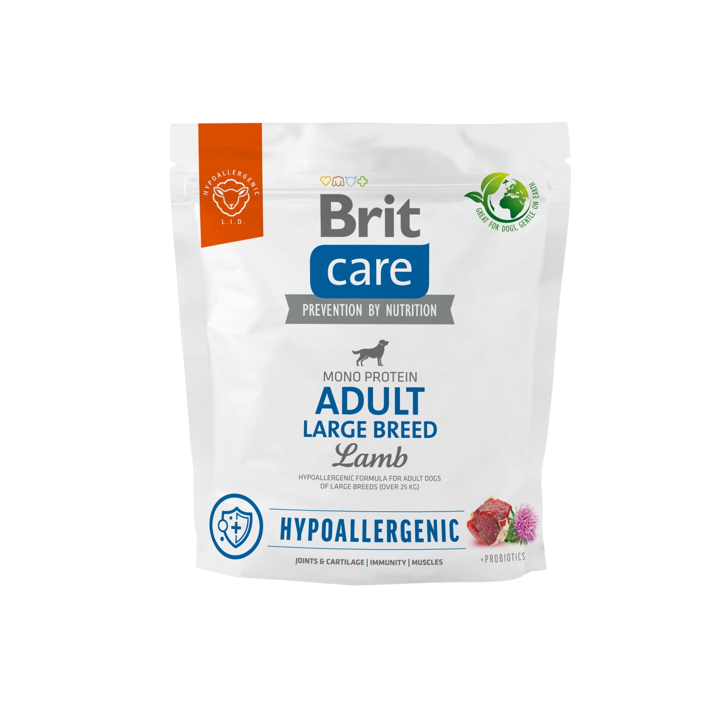 Brit Care Dog Hypoallergenic Adult Large Breed - granule s jehněčím pro dospělé psy nad 25 kg
